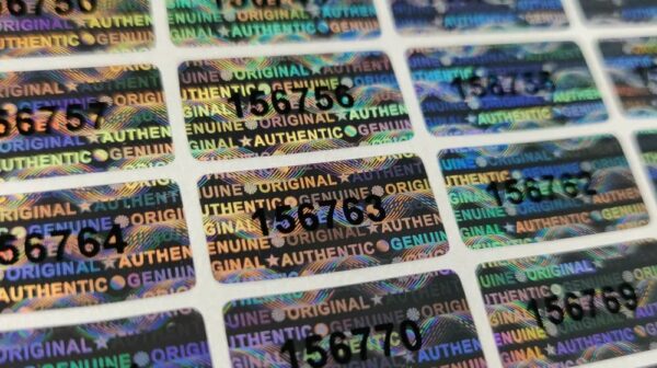 Serial Number Hologram